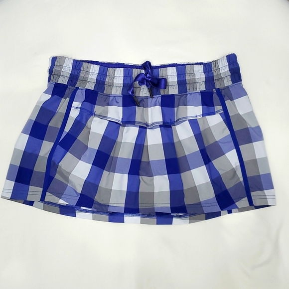 Lululemon leader of the track skirt size 8 purple - Picture 1 of 9